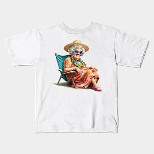 Summer Grandma #5 Kids T-Shirt